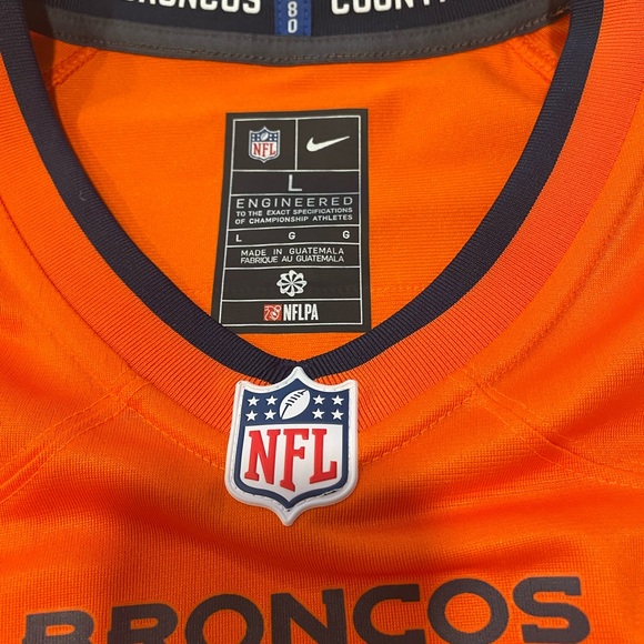 New Bo Nix Jersey Denver Broncos Adult Lg Orange - Picture 5 of 6